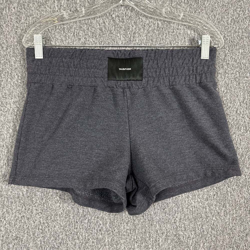 Talentless Women's Size Small Gray Cotton Boxing Sweat Shorts